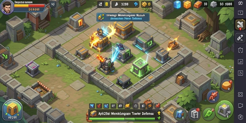 Gameplay seru API288 dalam jenis Tower Defense yang menantang.