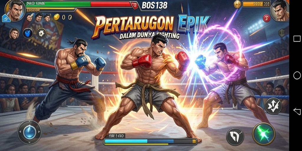 Tampilan menegangkan dari pertarungan dalam BOS138.