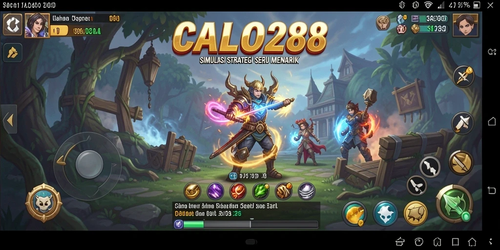 Tangkapan layar gameplay <strong>CALO288</strong> yang menampilkan simulasi dunia yang menarik.