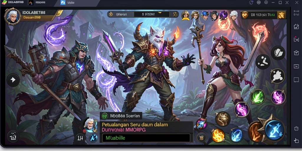 Gameplay menarik dari IDOLABET88 dalam petualangan MMORPG.
