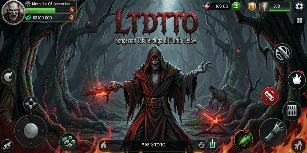 Tangkapan layar menampilkan adegan menegangkan dalam LTDTOTO.