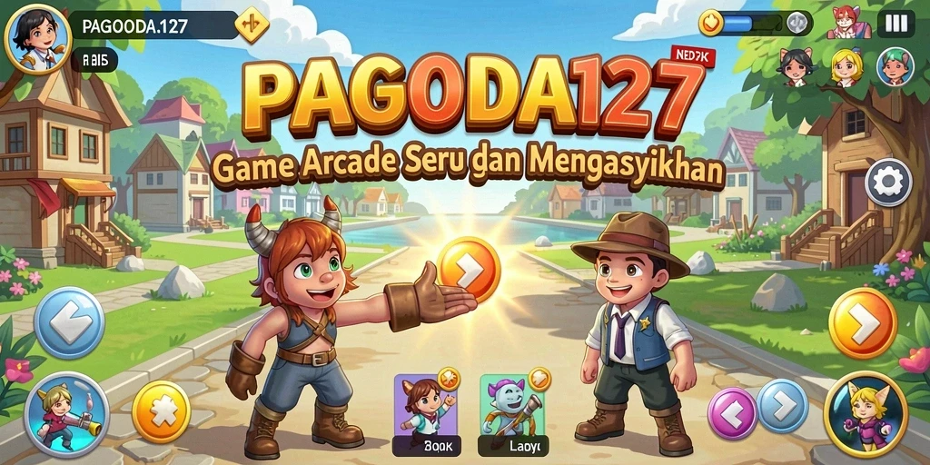 Screenshot gameplay menampilkan aksi seru di PAGODA127.