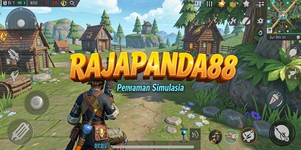 Screenshot menunjukkan karakter dalam aksi gameplay Simulation yang mendebarkan.