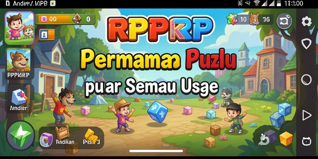 Tampilan menarik dari gameplay RPRPRP yang menantang.
