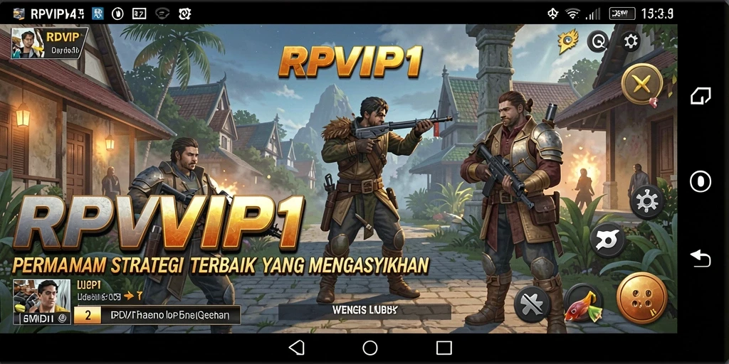 Gameplay RPVIP1 menunjukkan strategi dan pertempuran yang mendebarkan.